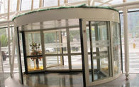 中国 ホテル/銀行/空港のための 2 つの翼のステンレス鋼フレームの自動回転ドア 会社