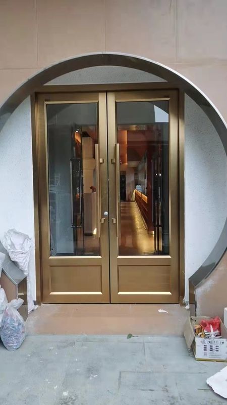 リモコン ドア ホワイト UPVC 24インチ 自動 スイング ドア KFC ドア