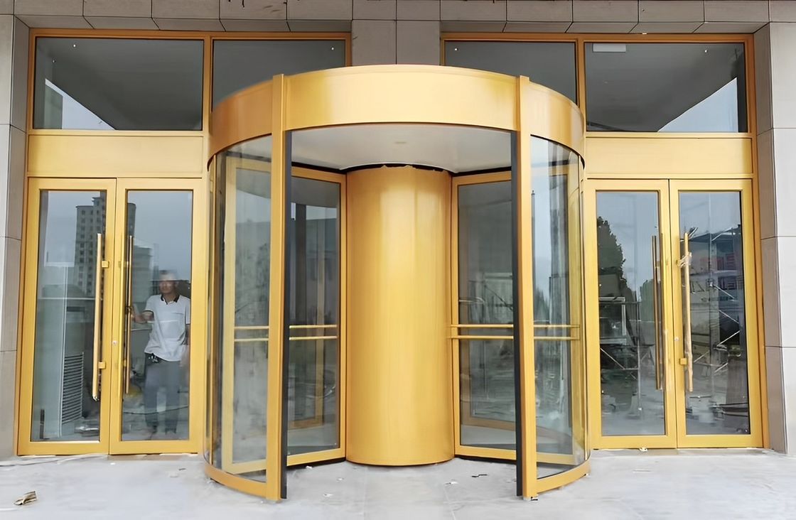 メーカー ホテル 商業用建物用 ガラス オートインダクション 全自動回転ドア