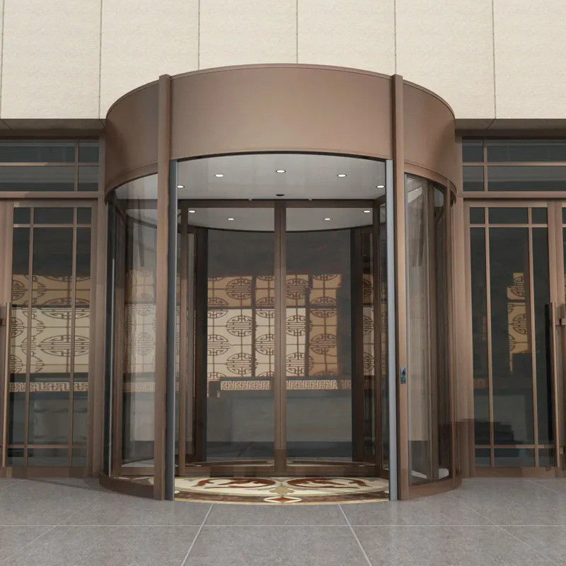 ホテル 商業 建物 向け 自動 回転 ガラス ドア